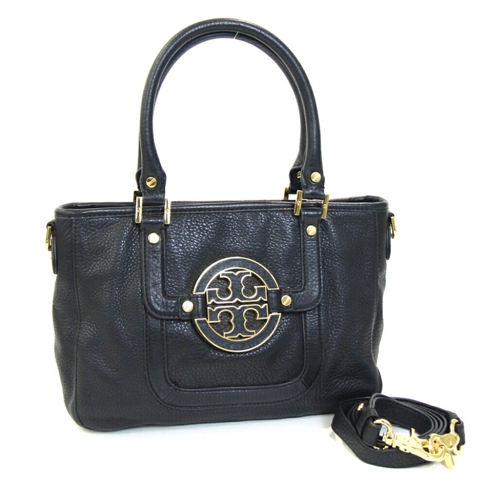 Tory Burch Amanda Black Pebbled 2 way Bag  IMMACULATE